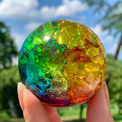 Sfera quarzo arcobaleno - quarzo,