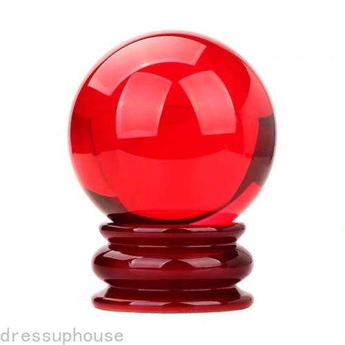 Sfera cristallo rosso - rosso, 10