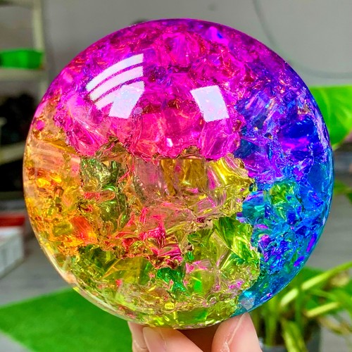 Sfera quarzo arcobaleno - quarzo,