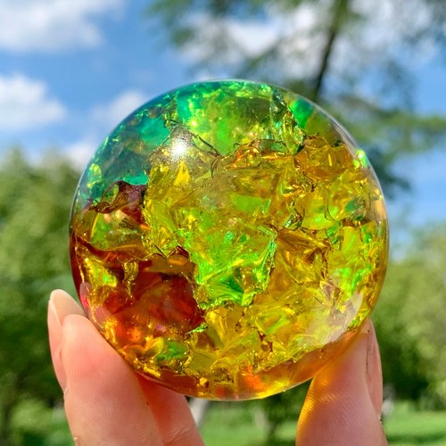 Sfera quarzo arcobaleno - quarzo,