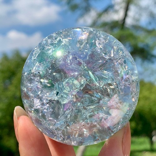 Sfera quarzo arcobaleno - sfera, di