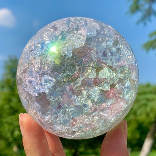 Sfera quarzo arcobaleno - sfera, di