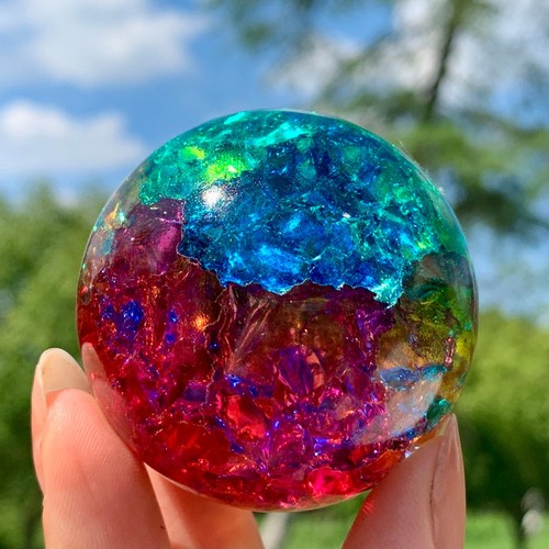 Sfera quarzo arcobaleno - sfera, di