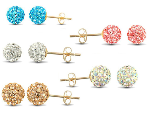 Orecchini perno oro ct - a,