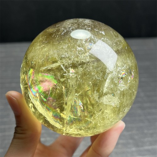 Sfera quarzo citrino - quarzo,