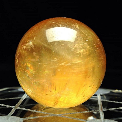 Sfera cristallo quarzo citrino