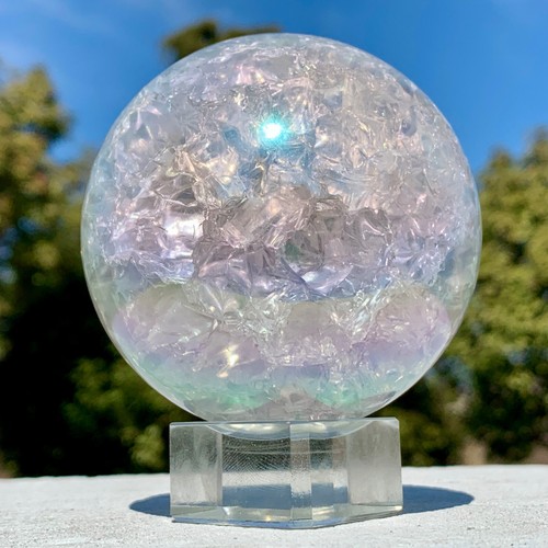 Sfera quarzo arcobaleno - sfera, di