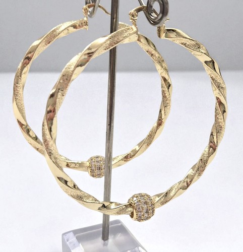 Orecchini cerchio grandi oro - orecchini,