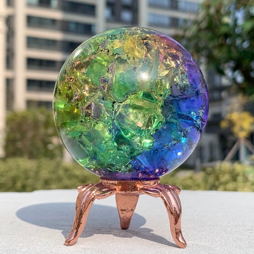 Sfera quarzo arcobaleno - sfera, di