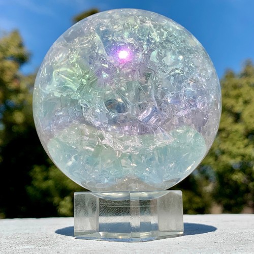 Sfera quarzo arcobaleno - sfera, di