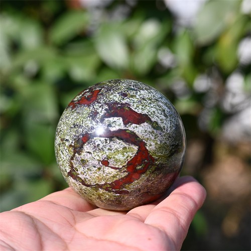 1pz sfera pietra sangue drago - sfera,
