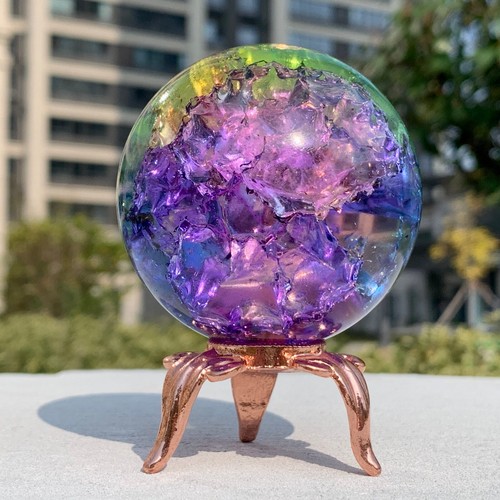 Sfera quarzo arcobaleno - quarzo,