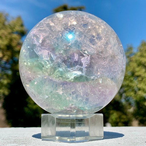Sfera quarzo arcobaleno - quarzo,