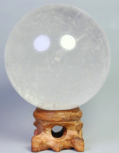 Sfera cristallo quarzo - , bianco