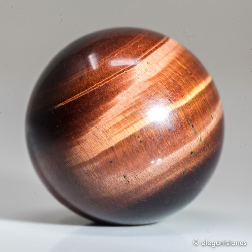 Sfera occhio tigre - tigre, rosso