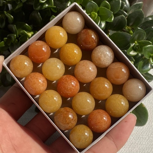 20pz sfera avventurina - avventurina, giallo